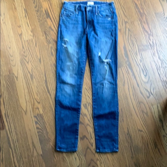Mother The Double Fray Charmer denim size 26 - Picture 6 of 9